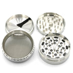 Grinder 4-teilig Aluminium silber o 60mm