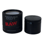 Hammercraft x RAW Grinder Black Aluminium 4-teilig Medium O 55 mm