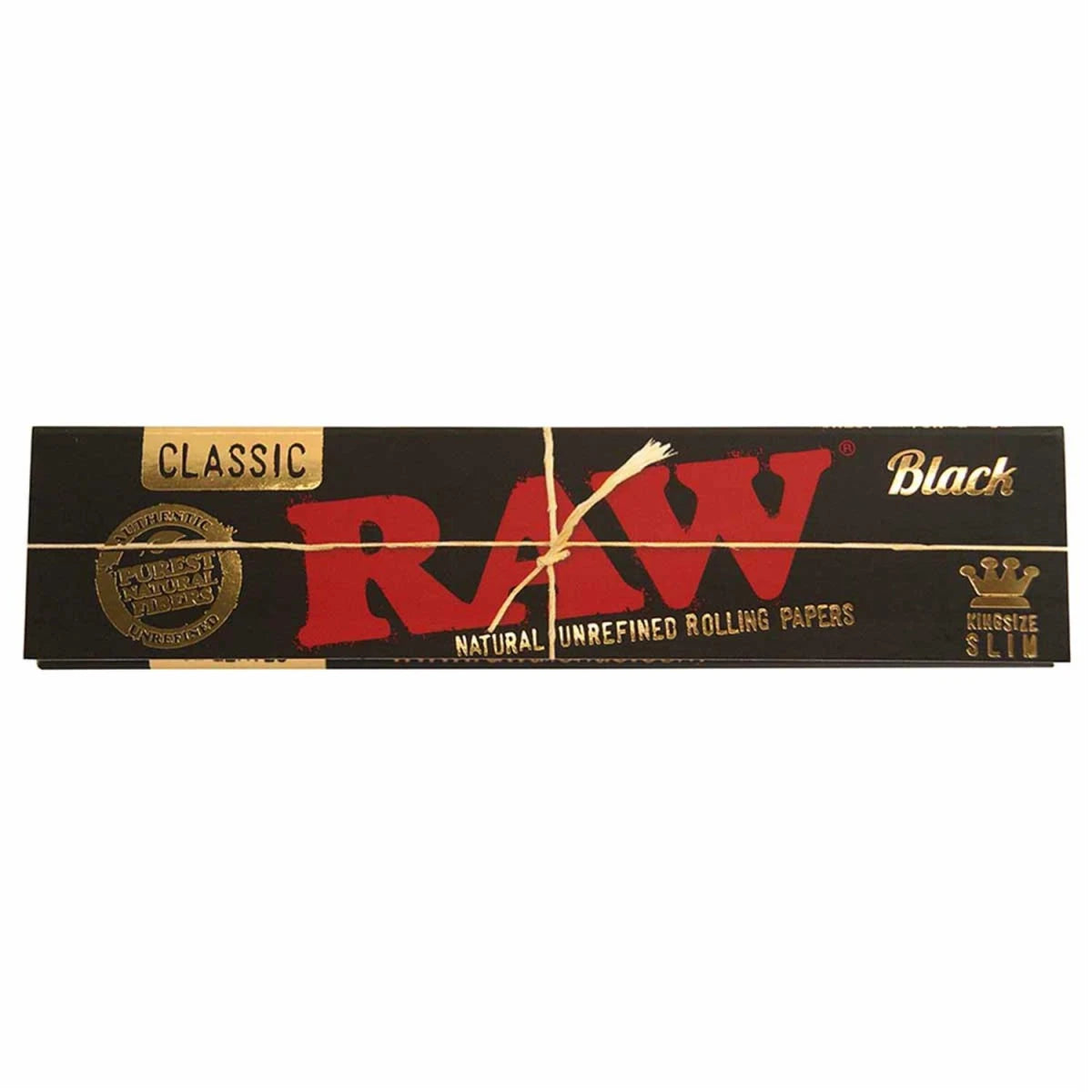 RAW Black King Size Slim Papers á 32 Blatt