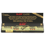 RAW Black King Size Slim Papers á 32 Blatt